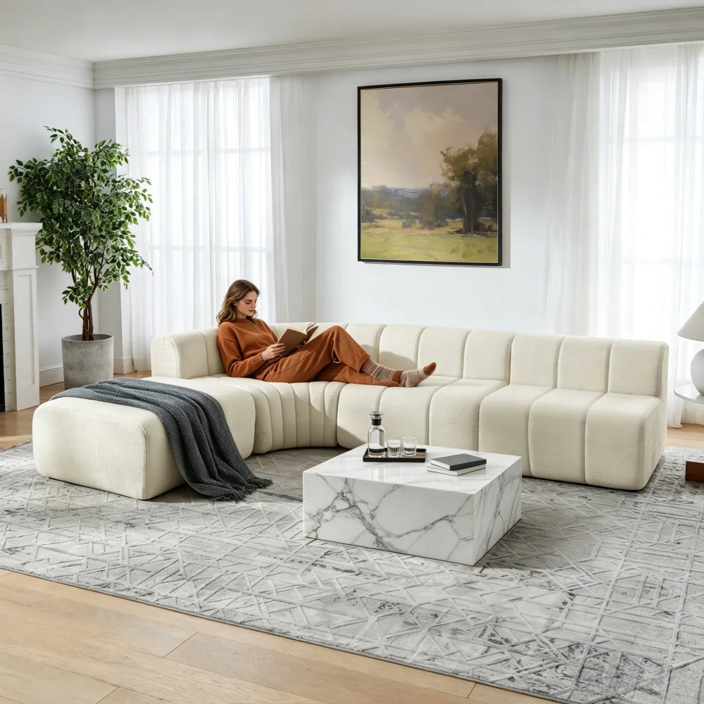 4 Seater Compression Modular Corner Sofa