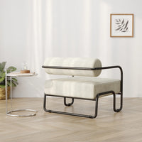 68.5 X 73 X 70.5 cm Modern Lounge Chair with Stylish Backrest