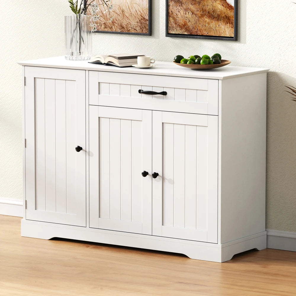 Modern Elegant Sideboard with 3 Doors and A Drawer