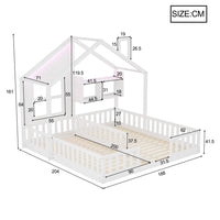 90×200cm Children's Bed, Wooden Double Bed