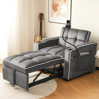 83*167*76cm 3-in-1 Extractable Single Sofa Bed