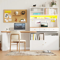 137*45*178cm Kitchen Cabinet, High Kitchen Buffet, Snack Cabinet