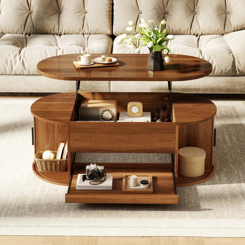 Lift Top Coffee Table with Hidden Storage Space