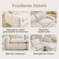 4-Seater Frameless U-Module Modular Sofa