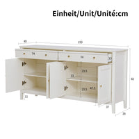 Modern Sideboard with Curved Doors