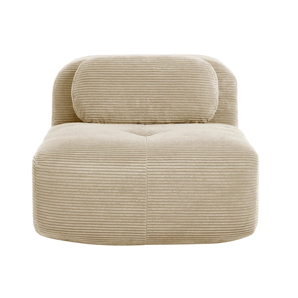 1piece Modern Lovely Sofa Without Armrests with Cushion