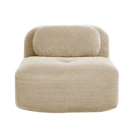 1piece Modern Lovely Sofa Without Armrests with Cushion