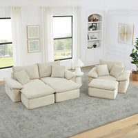Boneless cloud-sofa med sovefunktion