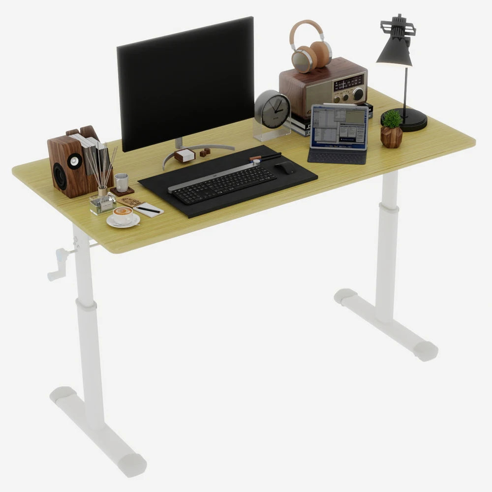 Højdejusterbart skrivebord til børn, 60x80 til 60x120 cm