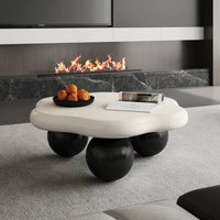 80cm Contrast Color Cloud Shaped Coffee Table