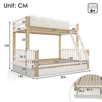 90x200/140x200cm Children's Bunk Bed