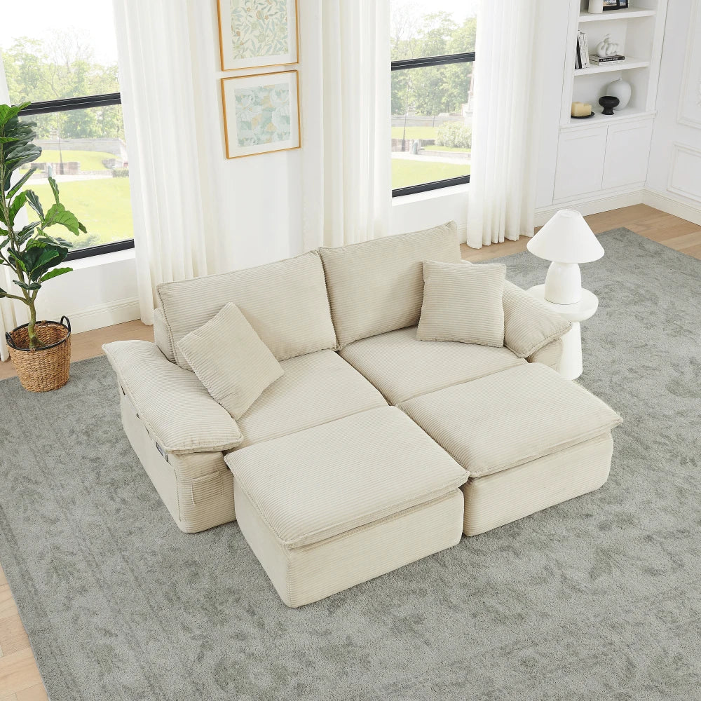 Boneless Cloud Sofa with Sleep Function