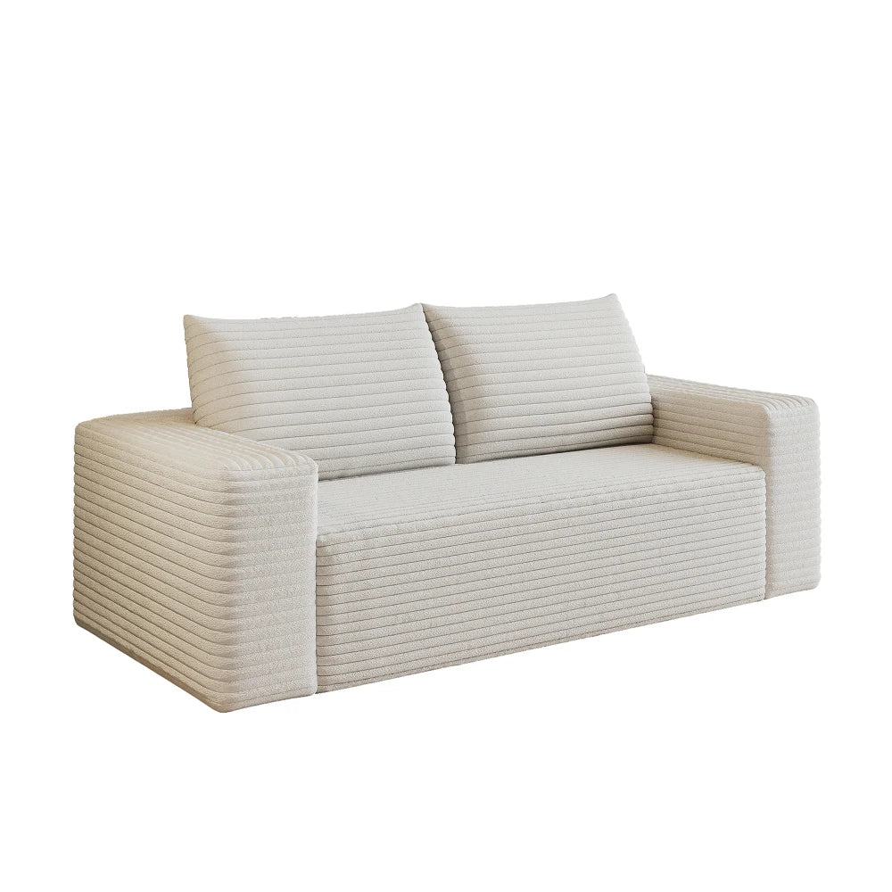 180cm Comfortable Corduroy Loveseat Sofa