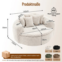 Extra‑Wide Enclosing Armrests Cord Seat Bag