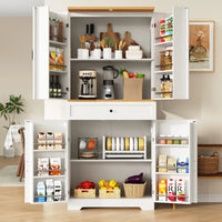 Kitchen Cabinet with 12 Doors & Drawers (80x40x180cm)