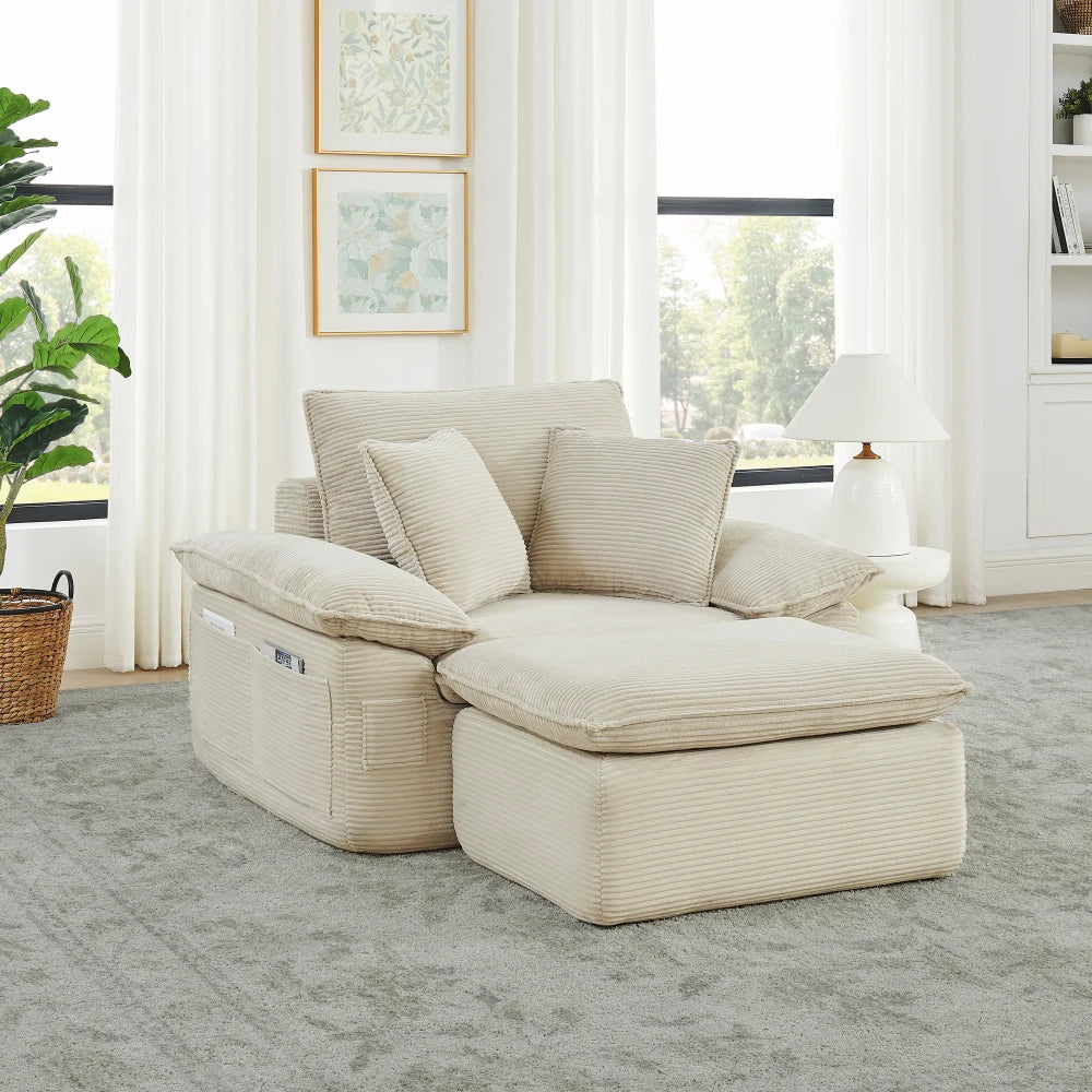 Boneless Cloud Sofa with Sleep Function