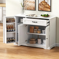 Modern Elegant Sideboard with 3 Doors and A Drawer