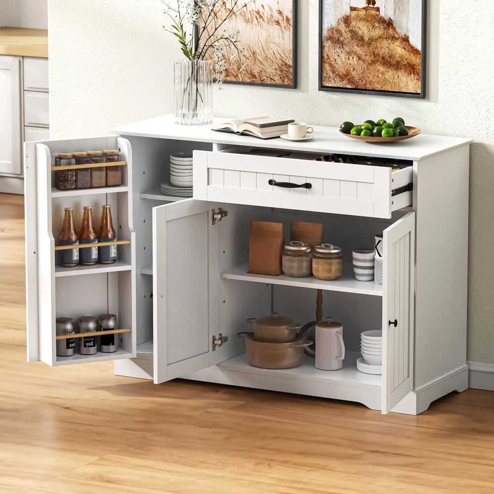 Modern Elegant Sideboard with 3 Doors and A Drawer