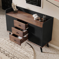 Sideboard with Three Drawers, Sideboard for Bedroom and Living Room
