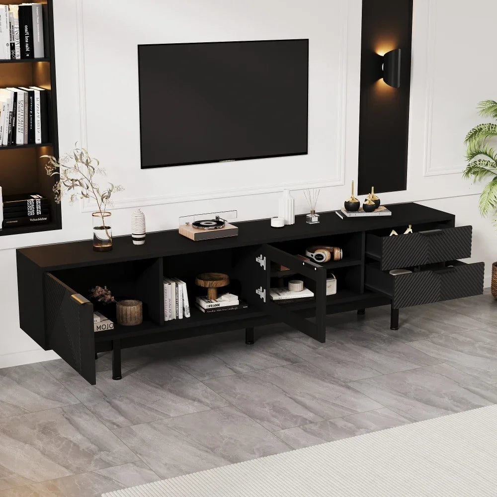 200*40*50.5 Cm Modern Simple TV Cabinet, TV Stands with Large Storage Space