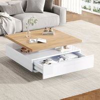Multifunctional Square 360° Swivel Coffee Table