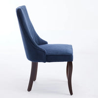 Rayon Cloth Flocking Linen Dining Chairs, Kitchen Dinner Chair