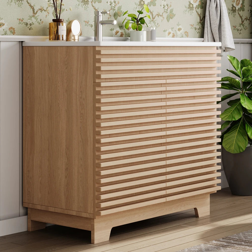 91x46x86, 5cm Freestanding Bathroom Sink