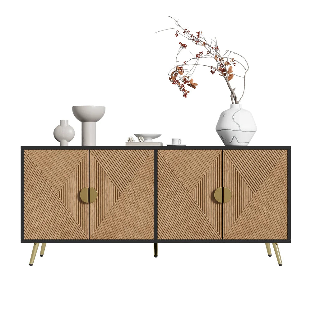 160cm Modern Sideboard, 4 Doors