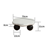 80cm Contrast Color Cloud Shaped Coffee Table