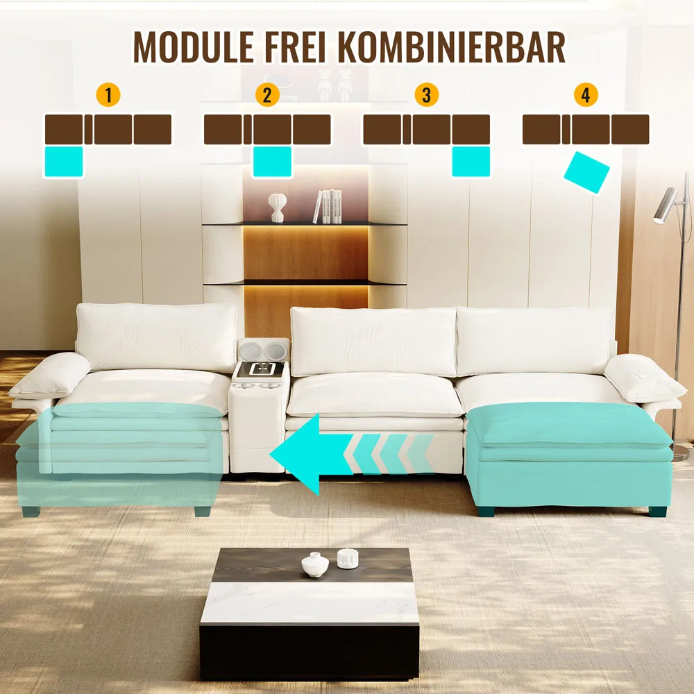 315cm Modern Modular Sectional Sofa