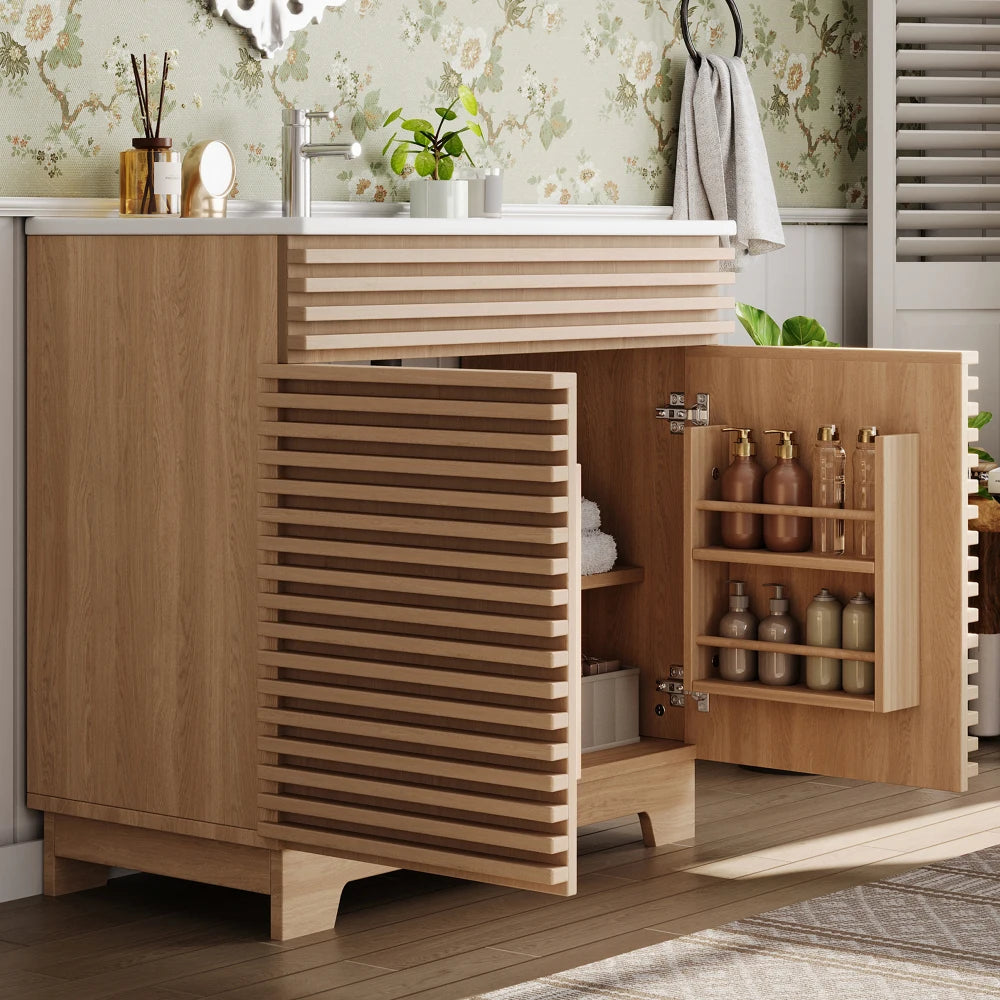 91x46x86, 5cm Freestanding Bathroom Sink