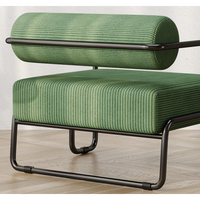 68.5 X 73 X 70.5 cm Modern Lounge Chair with Stylish Backrest