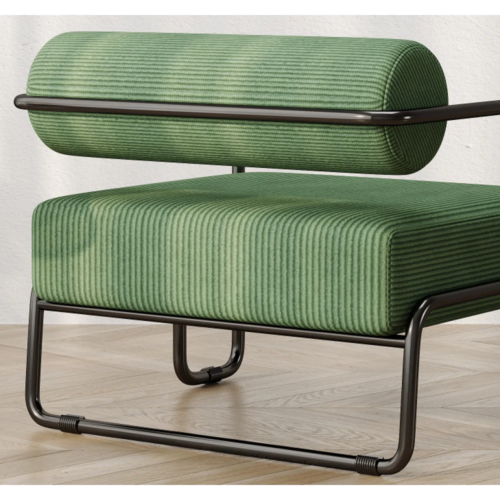 68.5 X 73 X 70.5 cm Modern Lounge Chair with Stylish Backrest