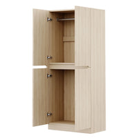 70 × 40 × 170cm Modern Wardrobe with Double Door Design