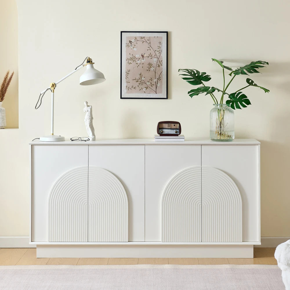 Modern Sideboard with Curved Doors