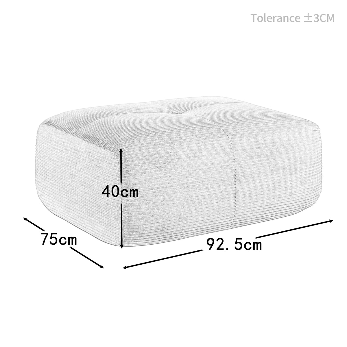 1piece Modern Lovely Sofa Without Armrests with Cushion