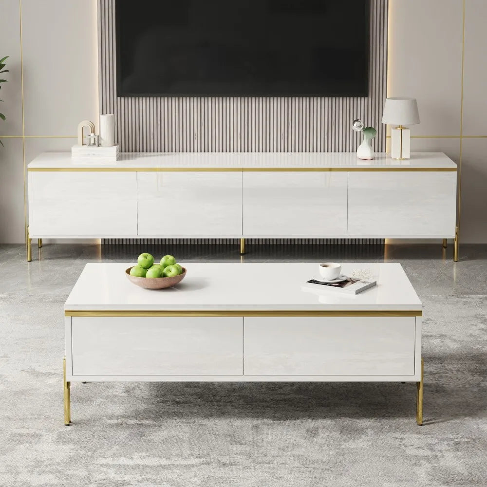 Moderne sofabord i højglans
