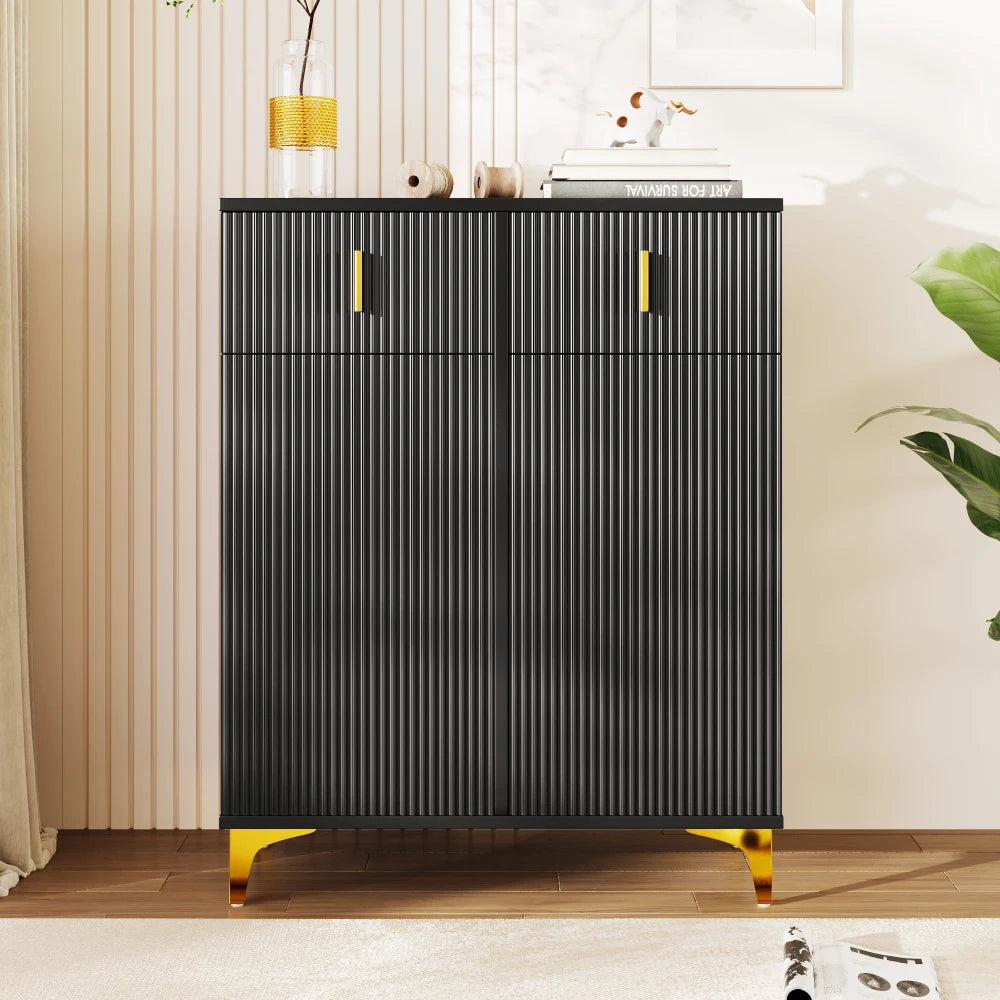 Modern Elegant Sideboard/shoe Cabinet with Structural Panels