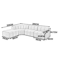 4 Seater Compression Modular Corner Sofa