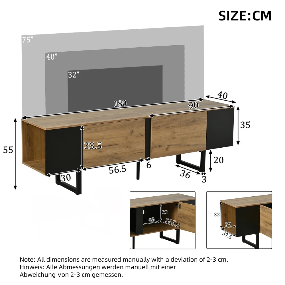 180*40*55cm Modern TV Cabinet, TV Board