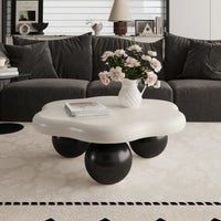 80cm Contrast Color Cloud Shaped Coffee Table