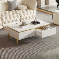 Modern High-gloss Coffee Table, Stylish Side Table