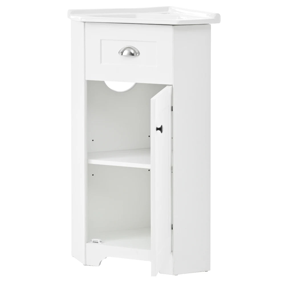 Bathroom Cabinet Space-saving Stand Model with Single Sink