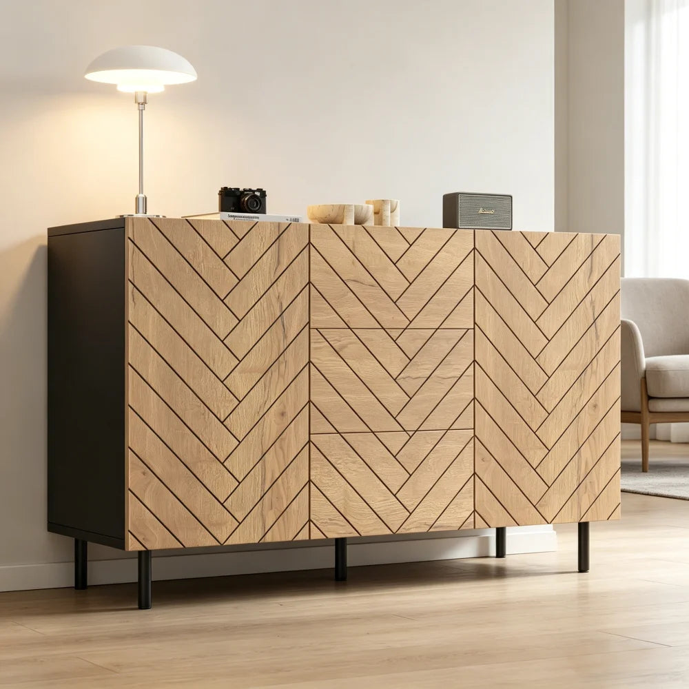 180×33.5×45 Cm Modern Living Room TV Cabinet Locker, TV Lowboard TV Stand