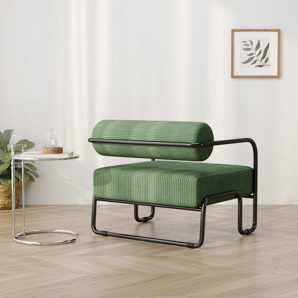 68.5 X 73 X 70.5 cm Modern Lounge Chair with Stylish Backrest