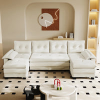 278cm U-Shaped Modular Sofa Bed