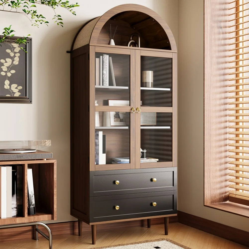 Closet Storage Cabinet with Adjustable Folding Floors