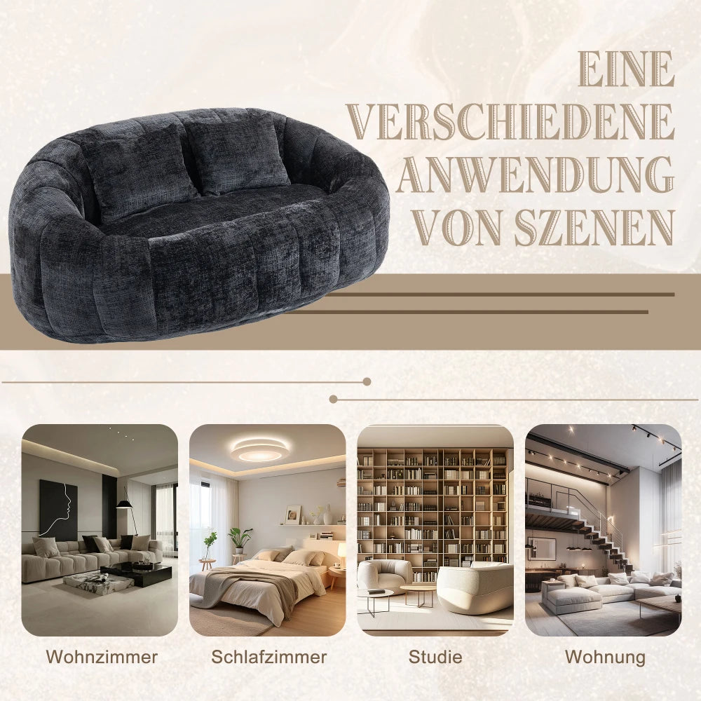 Modern Bean Bag Lazy Sofa Durable Comfort Lounger