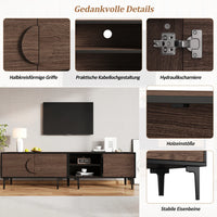 180*35*49cm Lowboard TV Cabinet, TV Stand for Living Room