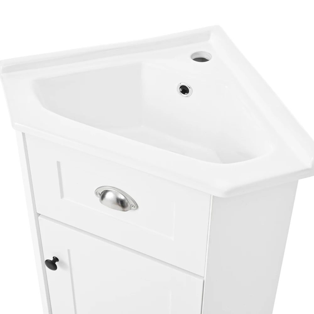 Bathroom Cabinet Space-saving Stand Model with Single Sink